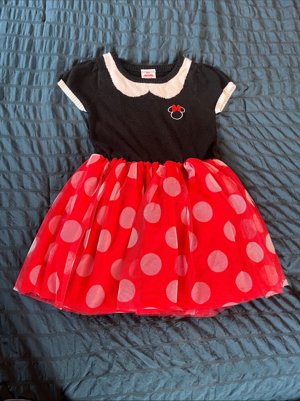 Girls Black & Red Minnie-Inspired Tutu Dress